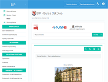 Tablet Screenshot of bip.bursa.stargard.pl