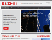 Tablet Screenshot of eko3.stargard.pl